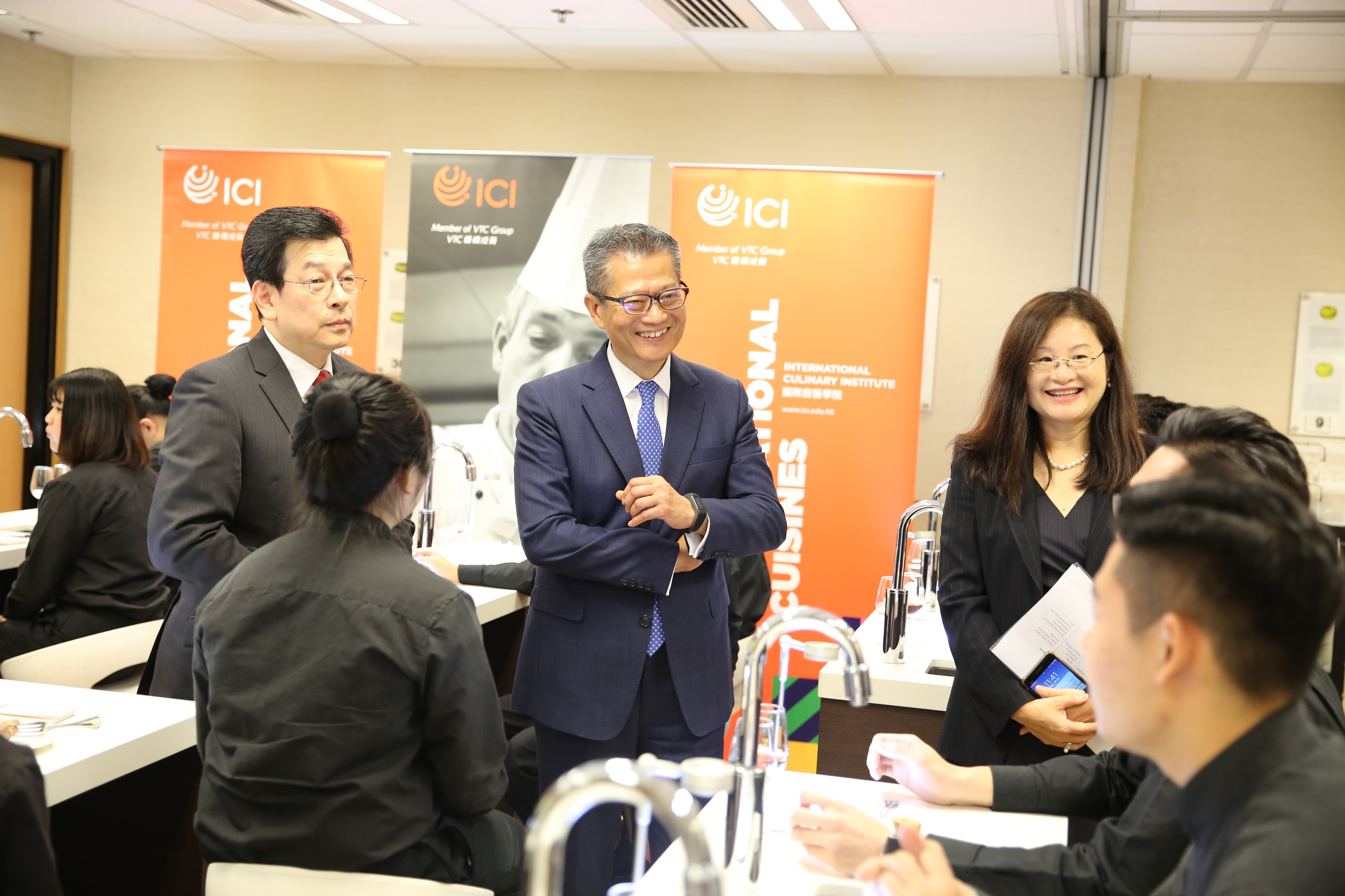 Mr Paul Chan, Financial Secretary of HKSAR visited ICI, CCI & HTI