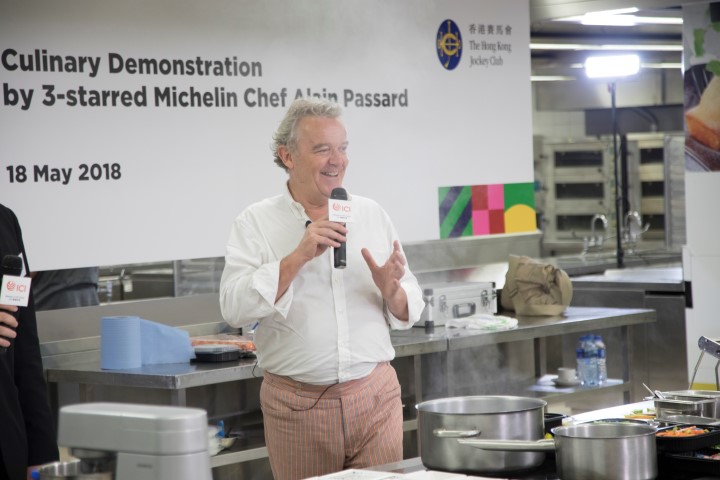 Culinary demonstration by 3 Michelin Star Chef Alain Passard